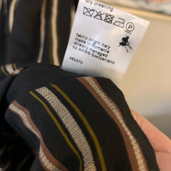 Akris Punto Striped Tiered Dress - Picture 8 of 8